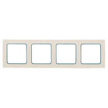 EKF PROxima Стокгольм Белый Линия синяя Рамка 4-ая