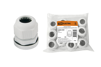 TDM Сальник PG 48 диаметр проводника 34-44мм IP54 SQ0805-0009