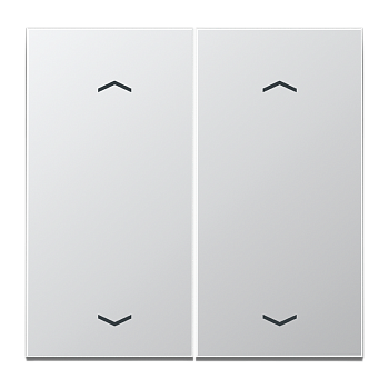 JUNG Клавиши для двойной кнопки BCU алюминий AL2995MP