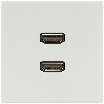 JUNG 2 x HDMI, светло-серый MALS1133LG