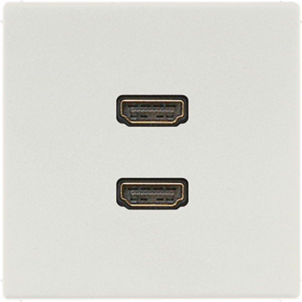 JUNG 2 x HDMI, светло-серый MALS1133LG