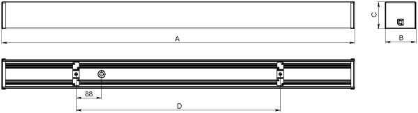 Купить СТ LINER 100/S (2000) 840 WH светильник