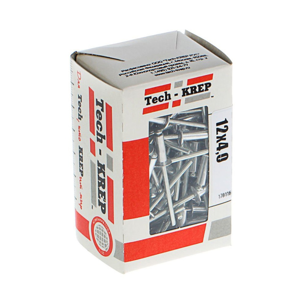 Tech-Krep Заклепка 4,0х12 (100 шт) - коробка с ок. 102288