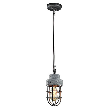 Lussole LOFT Металл/бетон Серый /  Без плафона Подвес E27 60W LSP-9691 Lussole LOFT Металл/бетон Серый /  Без плафона Подвес E27 60W LSP-9691