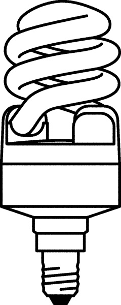 Купить Osram Лампа люминесцентная компактная спираль MINI DST MTW 12W/840 E14 4052899916104