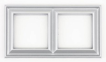 JUNG EcoProfi DECO Алюминий Рамка 2-ая EPD482AL