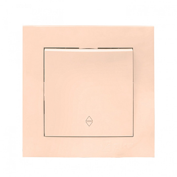 EKF PROxima Валенсия выключатель 1-кл. 10А кремовый проходной