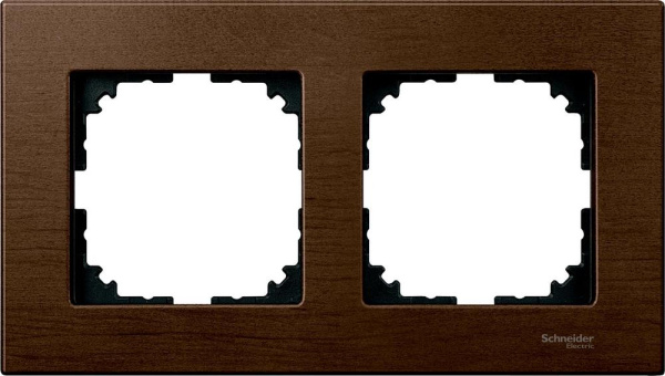 Купить SE Merten SM M-Elegance Орех Рамка 2-ая MTN4052-3473