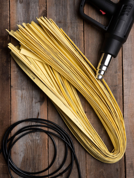 Купить EKF PROxima Термоусаживаемая трубка ТУТ нг 10/5 желтая в отрезках по 1м