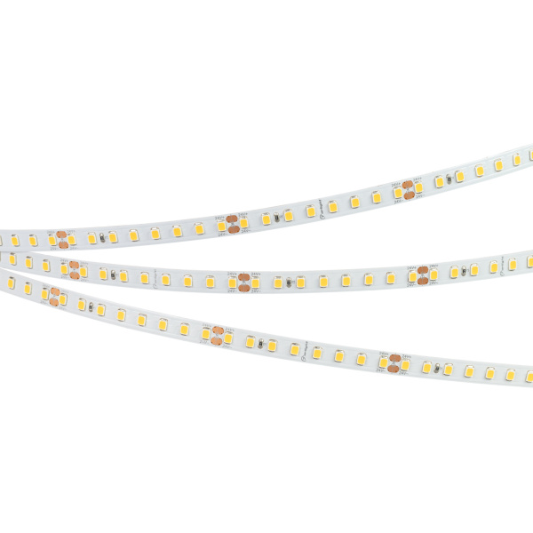 Arlight Лента RT-A128-8mm 24V Warm3000 (9.6 W/m, IP20, 2835, 5m) (высок.эфф.150 лм/Вт) 038758