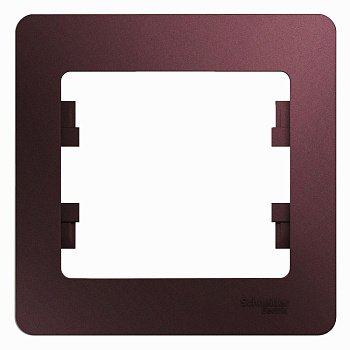 Systeme Electric Glossa Баклажановый Рамка 1-ая