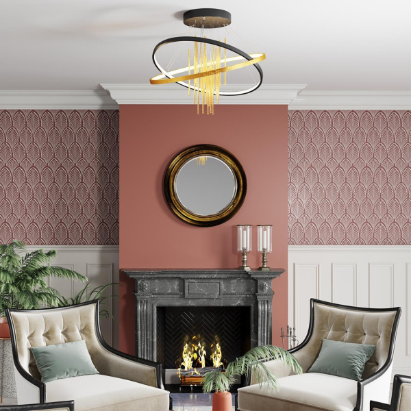 Купить Odeon Light 3901/70CL L-VISION ODL22 черный/золотистый/металл Потолочный светильник IP20 LED 70W 3340Лм 4000K MONICA