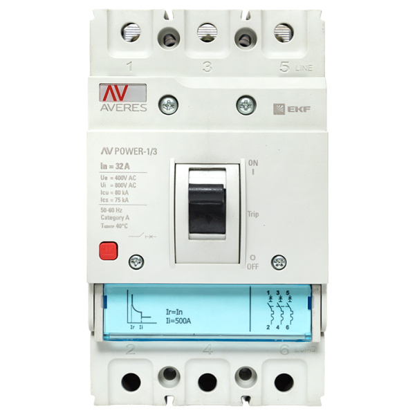 Купить EKF Averes Автоматический выключатель AV POWER-1/3  32А 80kA TR