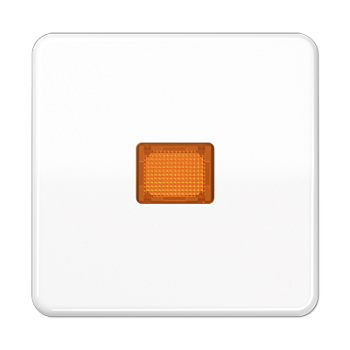 JUNG CD 500/CD plus Белая Клавиша 1-ая с/п с оранжевой линзой CD590KOWW