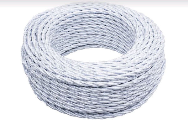 BIRONI Белый глянец Витой провод 3*2,5 150м B1-435-071-150