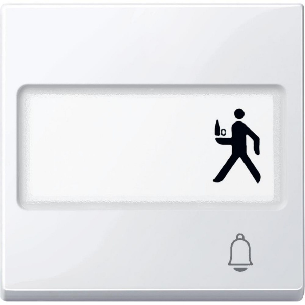 Купить SE Merten SM Бел Актив Клавиша с полем для надписи «звонок» MTN3365-0325