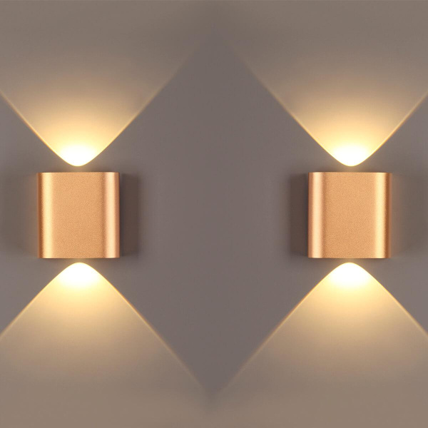 Купить Odeon Light 4212/2WL HIGHTECH ODL21 золот/металл Настенный светильник IP20 LED 2W 241Лм 3000K MAGNUM