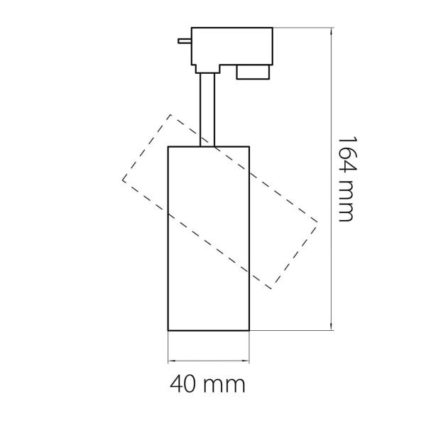 Купить Lightstar Светильник светодиодный для 1-фазного трека Volta Lightstar 227237