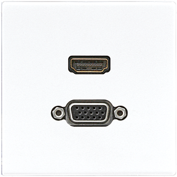 JUNG HDMI / VGA, белый MALS1173WW