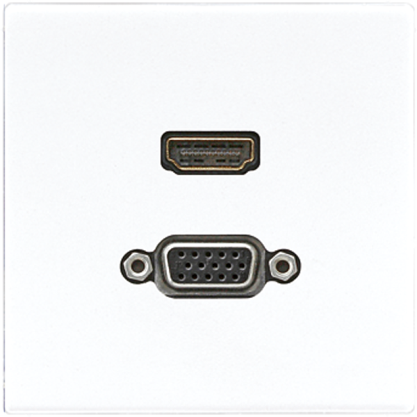 JUNG HDMI / VGA, белый MALS1173WW