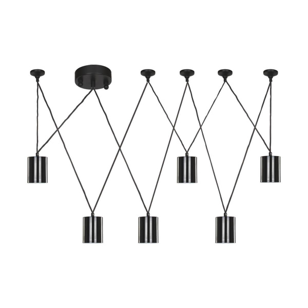 Favourite Actuel Черная Люстра 6*GU10 LED*5W included 1441-6P