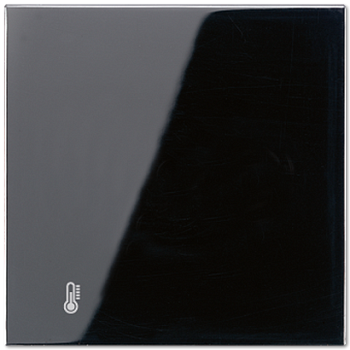 JUNG KNX LS Черный Терморегулятор с шинным сопряжением без ручки для установки температуры LS2178ORTSSW