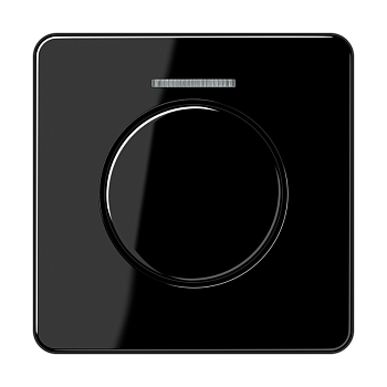 JUNG Накладка роторного механизма со световодом, чёрная CD1540KO5SW