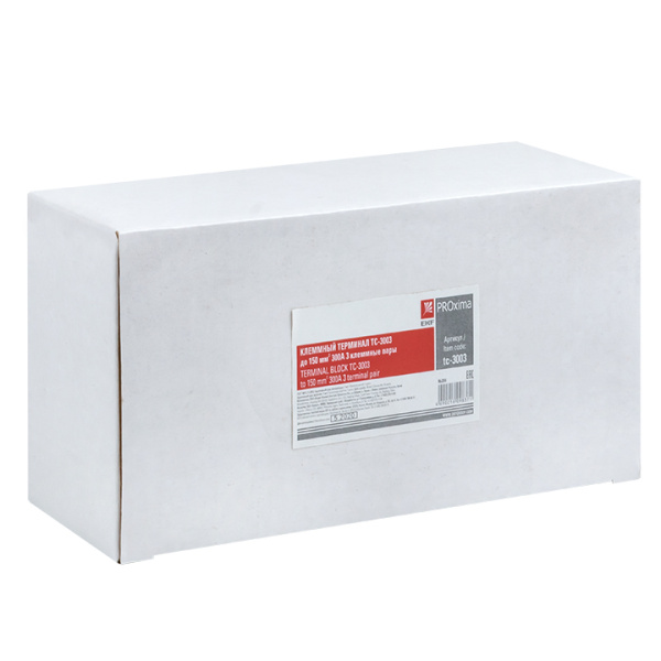 Купить EKF PROxima Терминал клеммный TC-3003 до 150 мм2 300A 3 клеммные пары