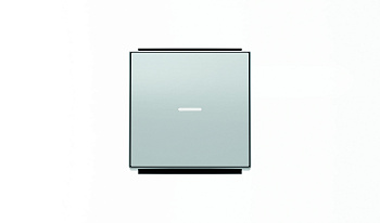 ABB SKY Серебристый алюминий Клавиша для 1-клавишных выключателей/переключателей/кнопок с линзой подсветки 2CLA850130A1301