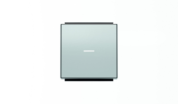 ABB SKY Серебристый алюминий Клавиша для 1-клавишных выключателей/переключателей/кнопок с линзой подсветки 2CLA850130A1301