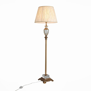 ST LUCE SL966.305.01 Торшер  Бронза/Бежевый E27 1*60W