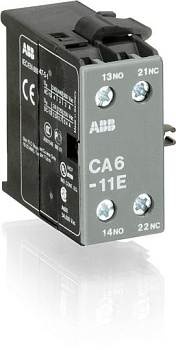 ABB CA6-11-E Контакт дополнительный боковой 1НО+1НЗ для В6, В7 GJL1201317R0002