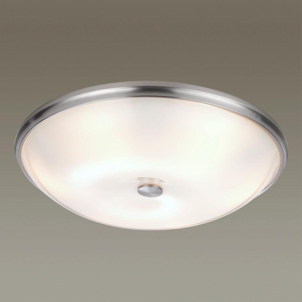 Купить Odeon Light 4957/6 WALLI ODL22 511 мат.никель/металл/белый/стекло Настенно-потолочн.светильн. E14 6*40W PELOW