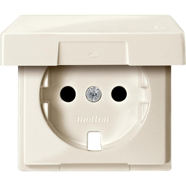 Купить SE Merten SM Беж Центральная плата с крышкой для механизма розетки Schuko (MTN2340-0344)