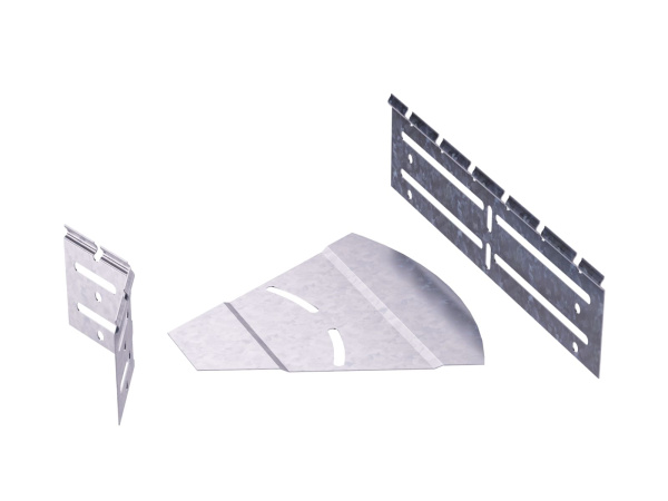DKC Горизонтальный изменяемый угол СРО 0-45град. 80x500, 1,2мм, в комплекте с крепежными элементами необходимыми для монтажа