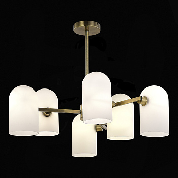 Evoluce SLE1047-302-06 Люстра потолочная Бронза/Молочно-белый E14 6*40W