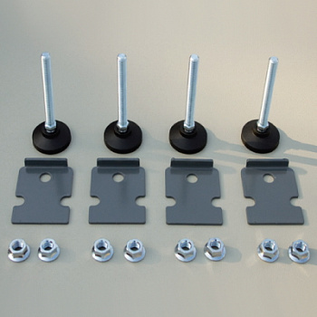 DKC Ножки регулируемые для напольных 19" IT-корпусов ДКС серии CQE, М12 x 100мм, 4шт