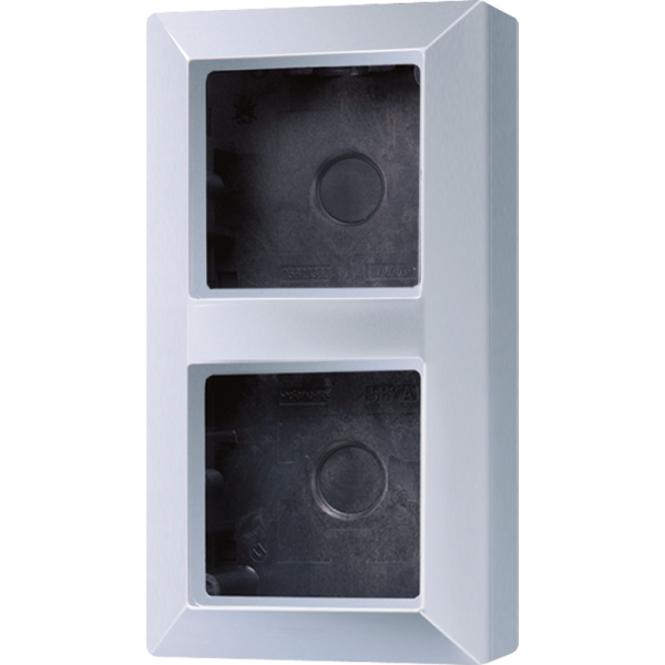 JUNG AS 500 Алюминий Коробка для накладного монтажа 2-кратная AS582AAL