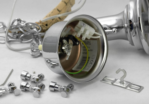 Купить Lussole LOFT Металл Хром /  Металл Подвес E27 10W GRLSP-9614