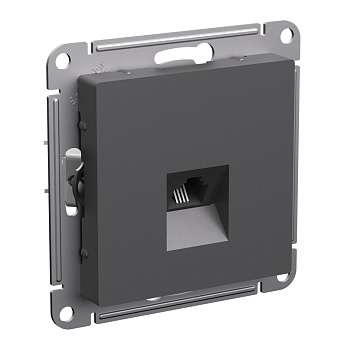 Systeme Electric AtlasDesign Базальт Розетка телефонная RJ11, механизм