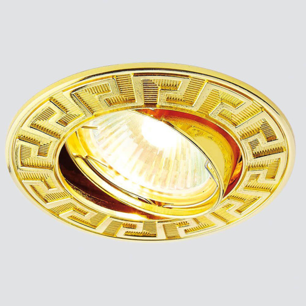Купить Ambrella Встраиваемый точечный светильник 120090 GD золото MR16