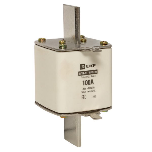 EKF PROxima Плавкая вставка ППН-39 630/100А габарит 3