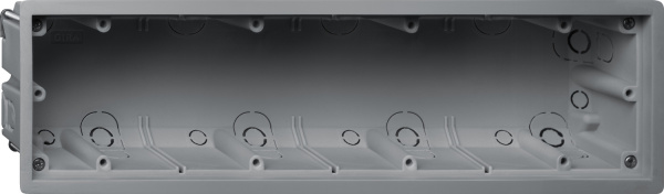 Gira E22 Корпус уcтановочный 4-местный 289900