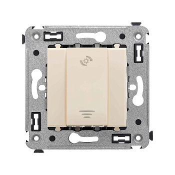 DKC Диммер кнопочный в стену, "Avanti", "Ванильная дымка"