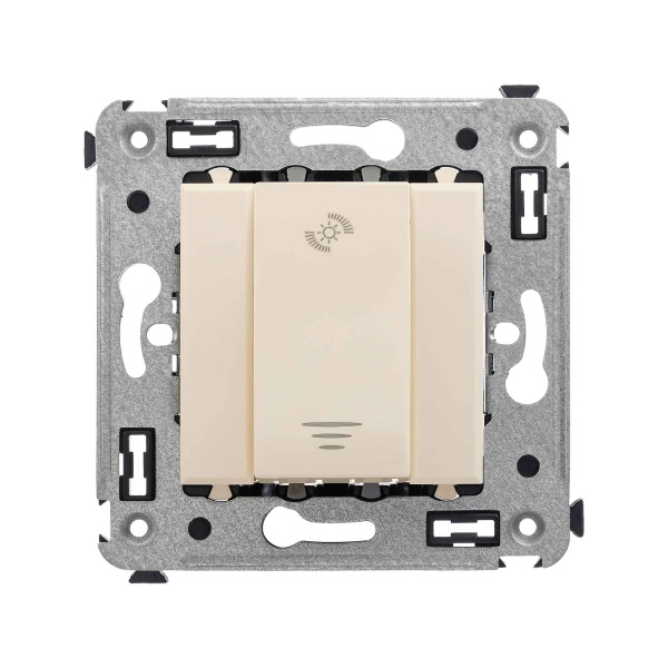 DKC Диммер кнопочный в стену, "Avanti", "Ванильная дымка"