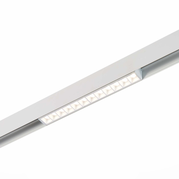 ST Luce ST361.546.12 Магнитный трековый светильник белый LED 1*12W 4000K 1 009Lm Ra>80 36° IP20 L222xW22xH44 48V