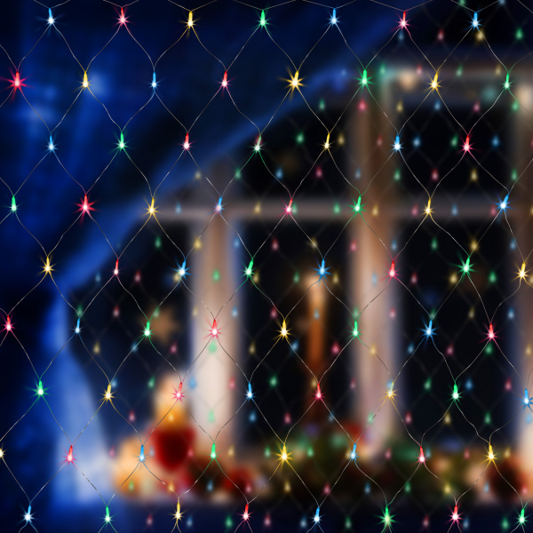 Eurosvet Гирлянда Сеть 300-001 мульти 1,5*1,5м IP20 a044093