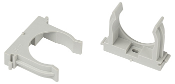 ЭРА Крепеж клипса для труб CLIP-40-G-MP прямой монтаж d 40мм серый 25шт