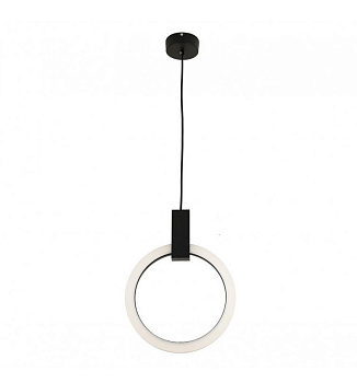Kink Light 08430-30,19 Подвес Азалия черный d30 h190 Led 15W (4000K) (корпус w30*40)