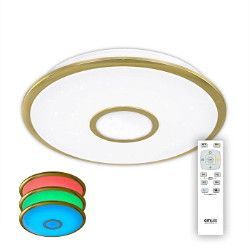 Citilux CL70362RGB СтарЛайт Золото LED Светильник с пультом